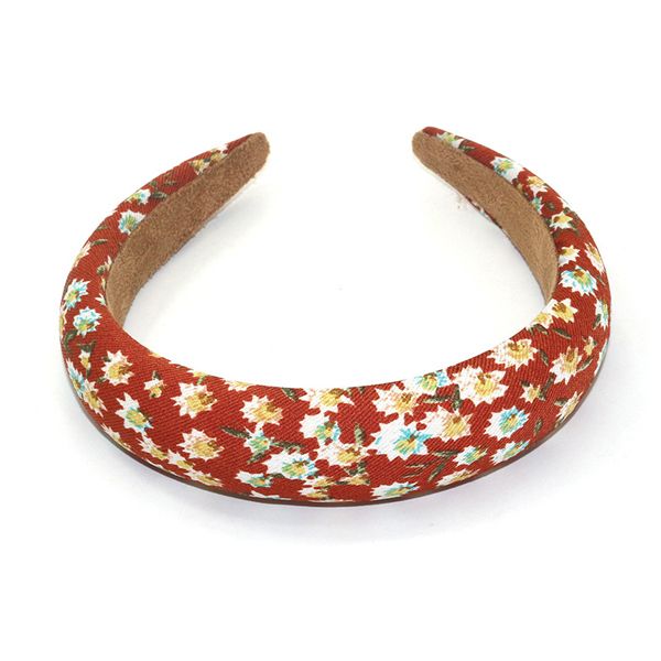 New sponge floral headband, versatile Daisy fabric headband and leopard print hair accessory from European and American fashion and creativity cross-border Application Scenario