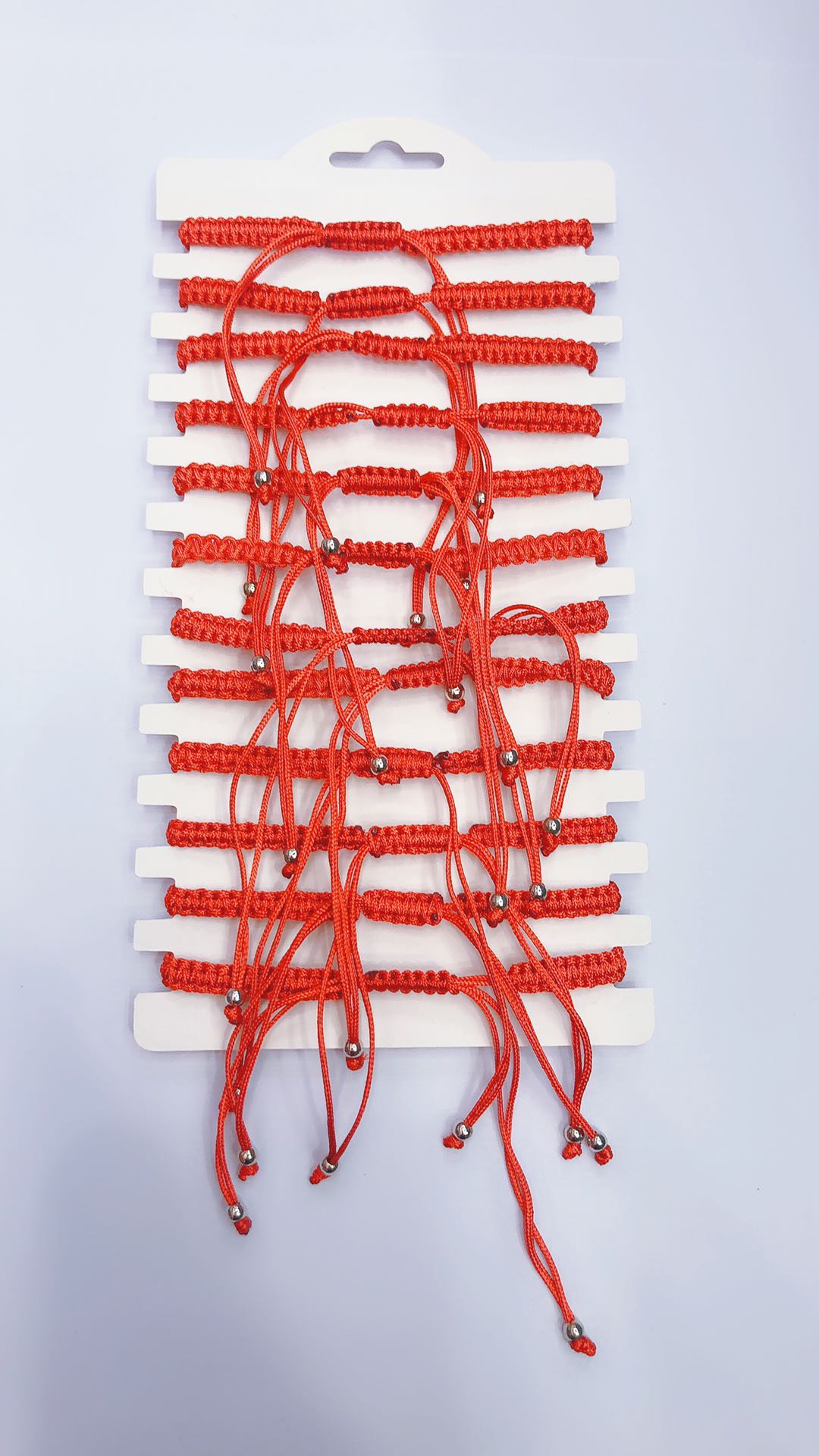 The alloy small cross of the flat knot bracelet can be customized in both adult and children's sizes details Picture