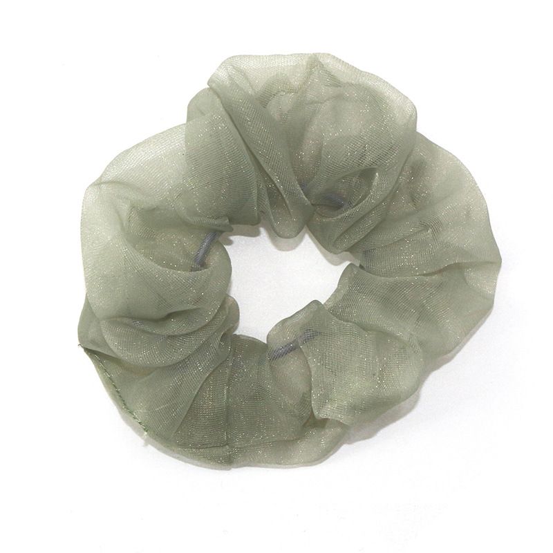Korean influencer ins stylish large intestine hair bands, organza large intestine hair bands, fashionable women's headwear and hair band wholesale Specification image