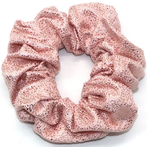 2020 New European and American fashion and creative large intestine circle women's leather fabric hair band elastic elastic band hair tie detail image 4