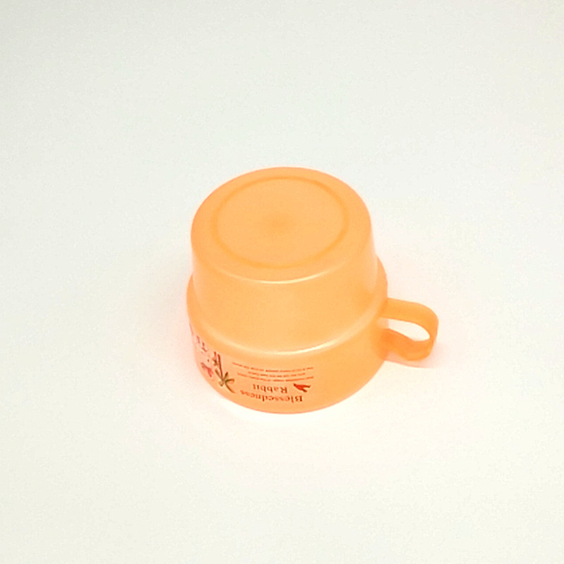New milk cup in net bag, plastic drinking cup, fashionable plastic cup, gift cup, creative transparent small cup Item Picture