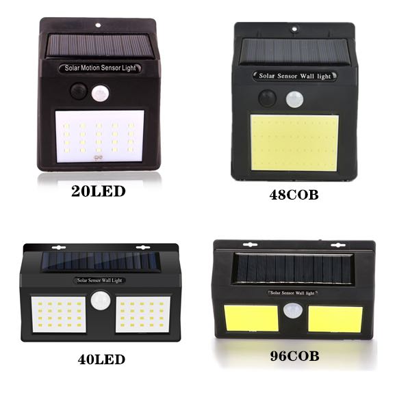 Classic 20LED30LED48LED Solar sensor wall lamp Outdoor waterproof lighting courtyard lamp thumbnail