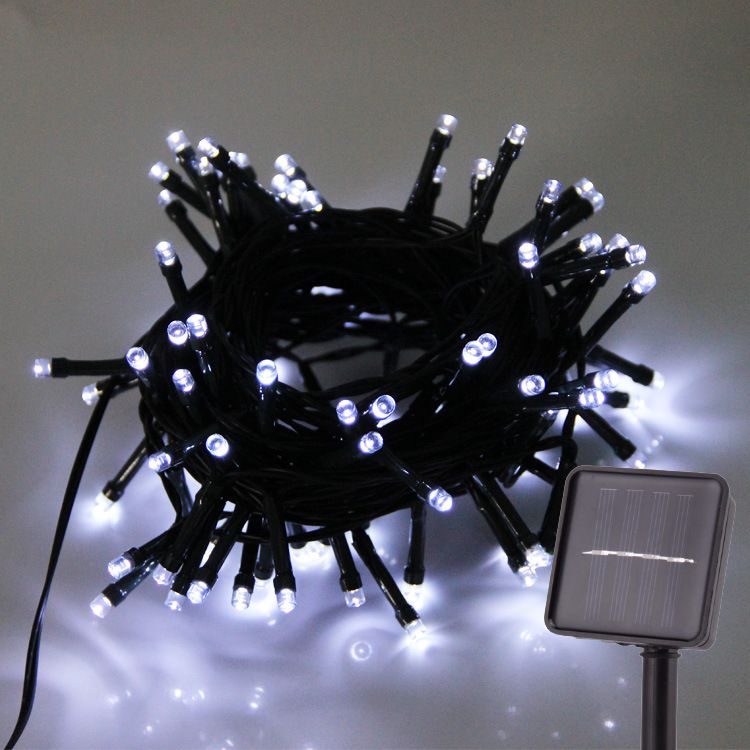 Factory direct sales of solar light strings, courtyard decorative paintings, exterior waterproof festival colored lights Application Scenario