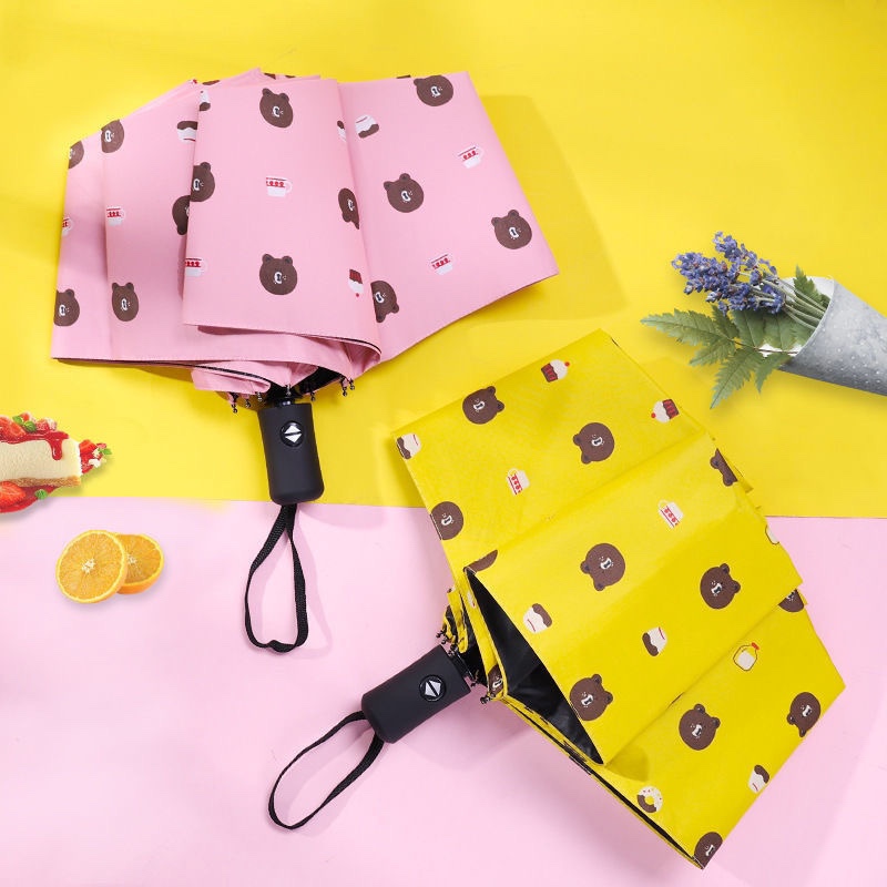 Vinyl Bear Automatic Umbrella