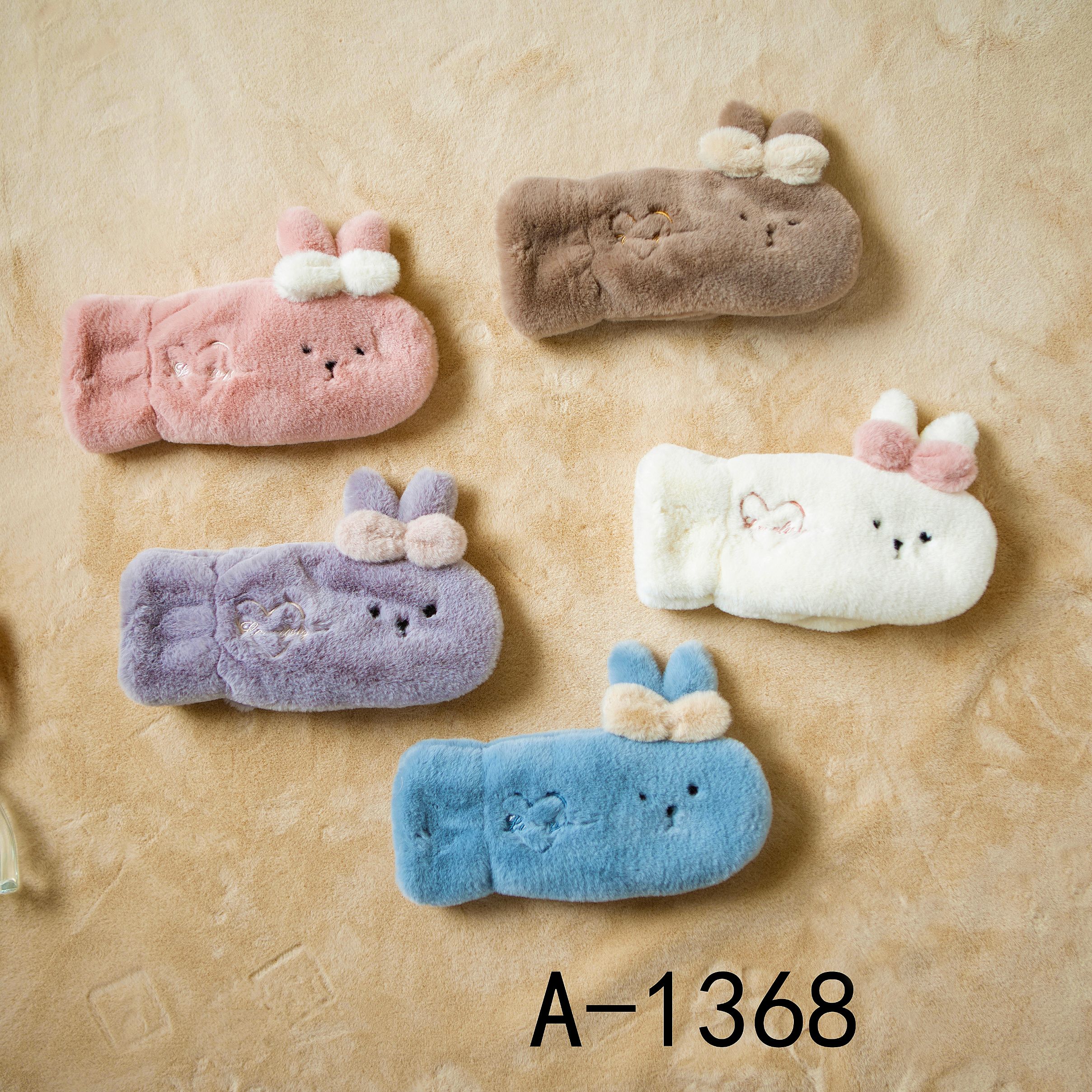 Ladies' gloves stuffed bunny gloves with five fingers autumn and winter wrapped baby gloves thumbnail