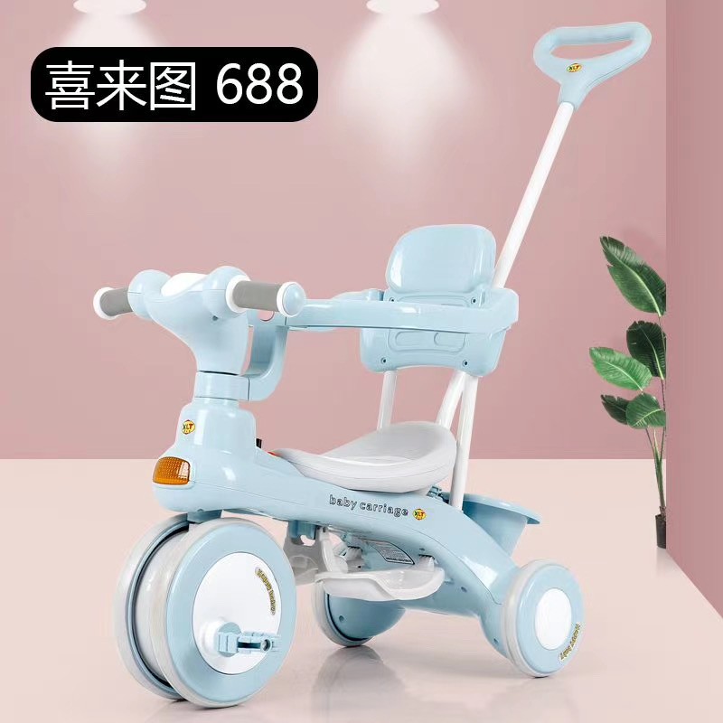 Two-in-one trolley with cartoon three wheels detail image 2