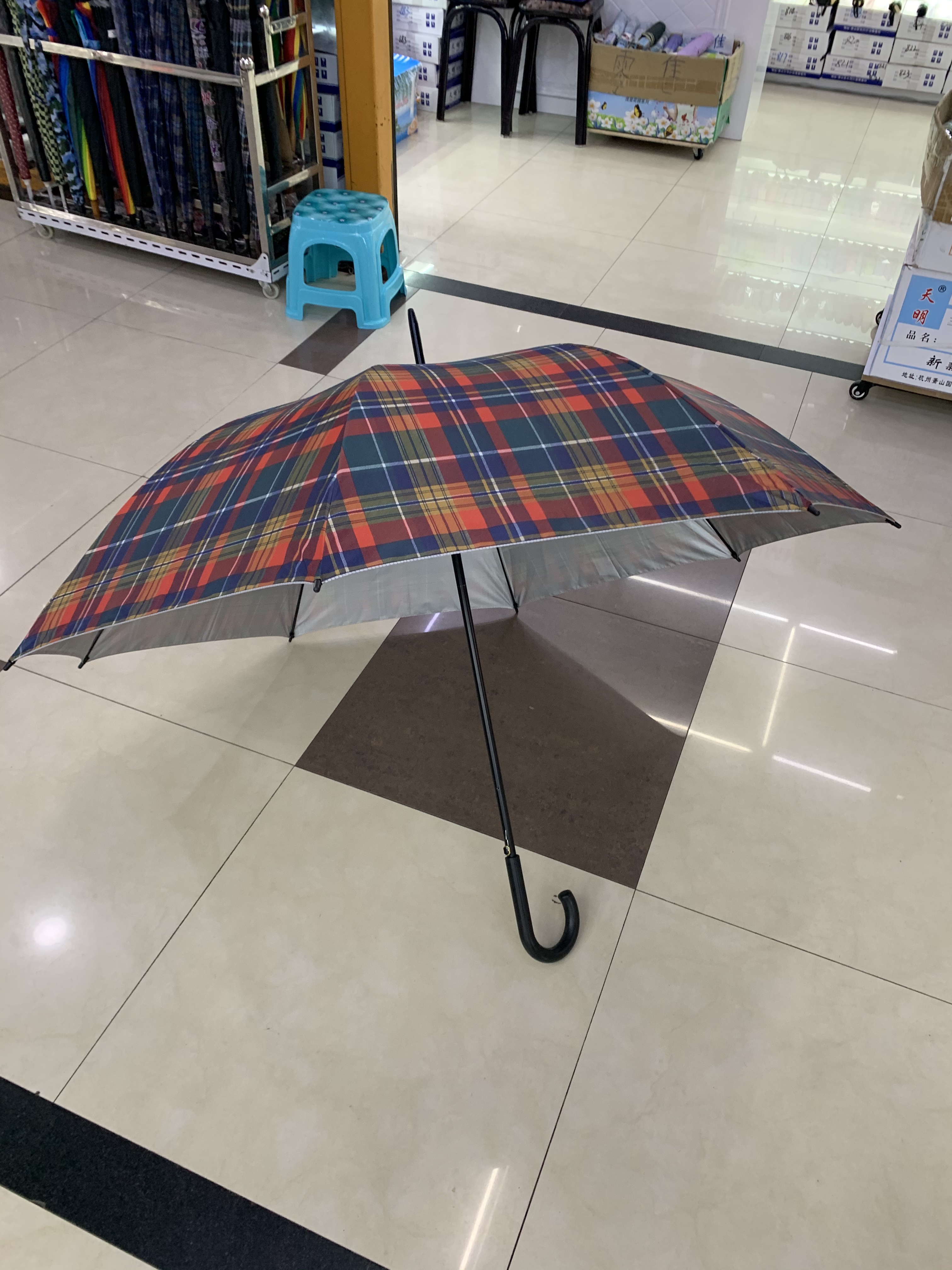 65公分8开双骨银胶格子不去！详情图4