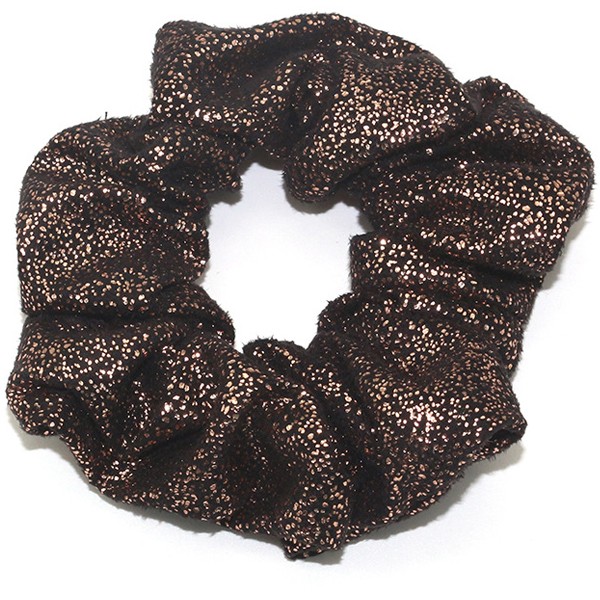 2020 New European and American fashion and creative large intestine circle women's leather fabric hair band elastic elastic band hair tie detail image 2