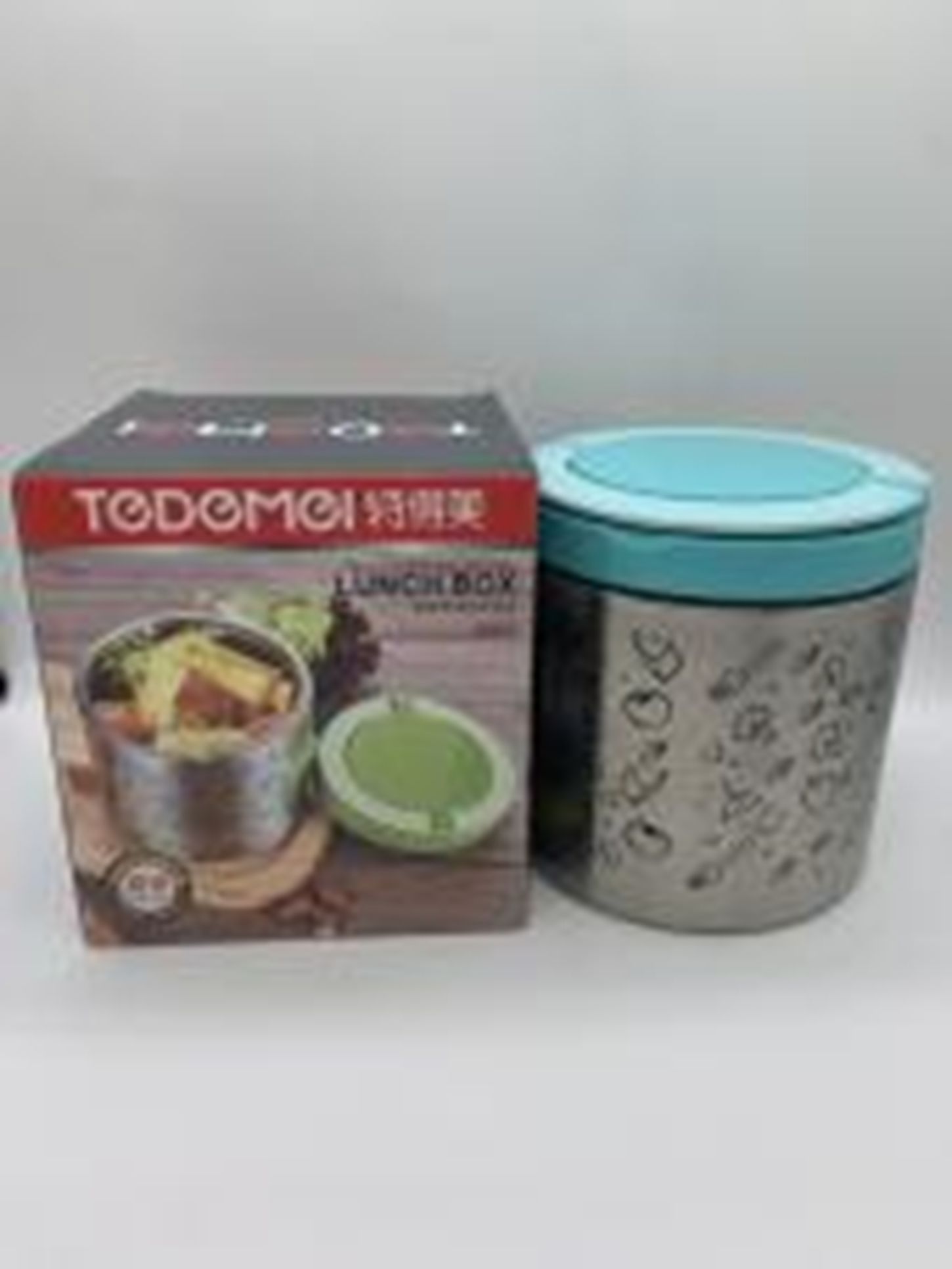 Yiwu Selection Special Demei portable thermal insulation single layer lunch box /36136 full figure
