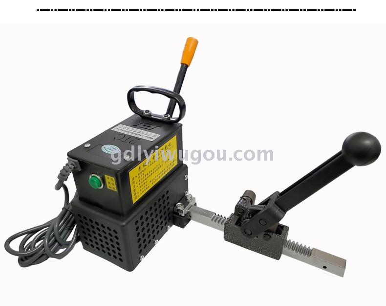Small portable hot melt strapping machine, button-free electric fusion strapping machine, electric ironing strapping machine, paper-plastic strapping machine