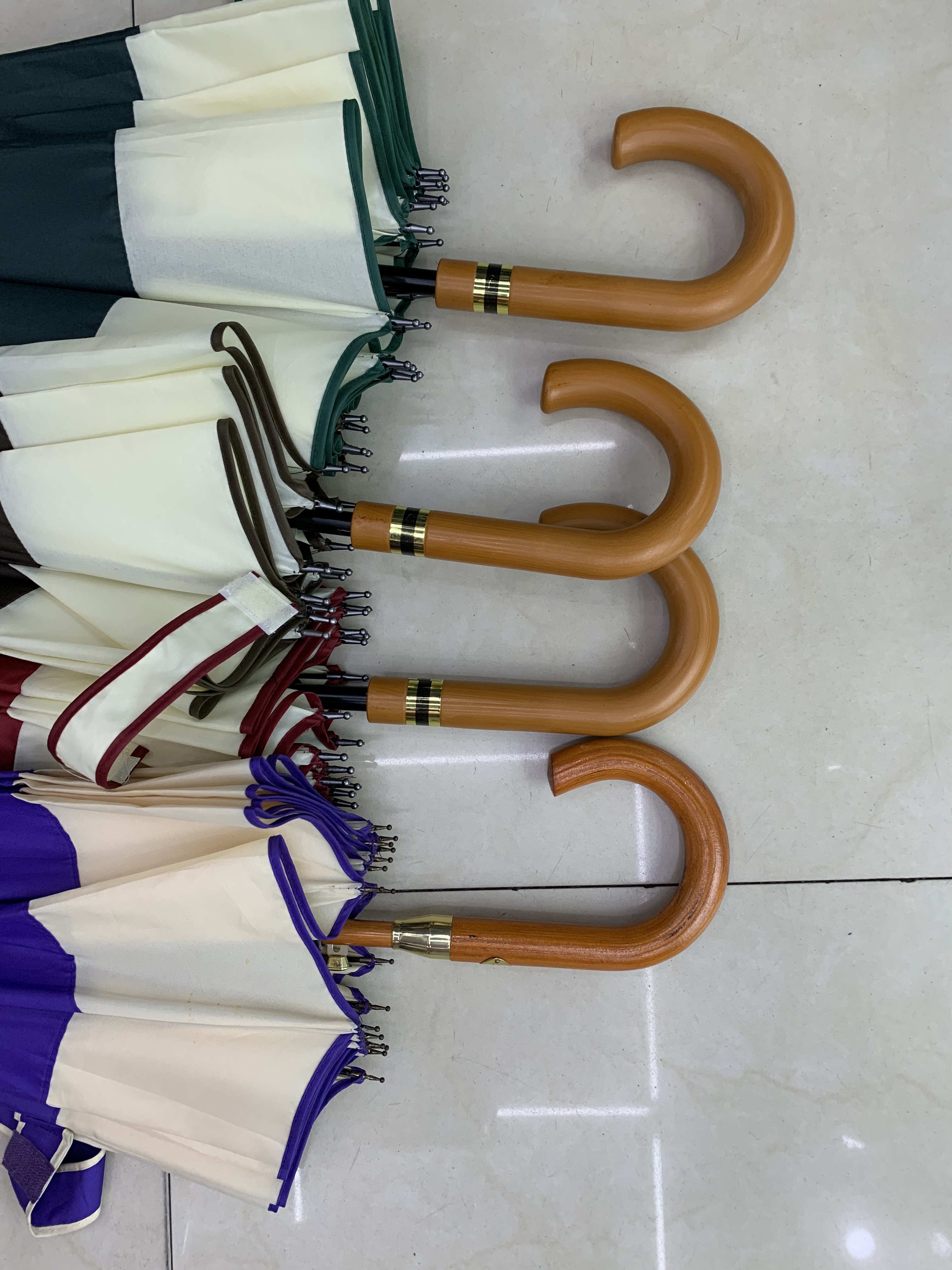 65公分16开碰织布接边伞详情图2