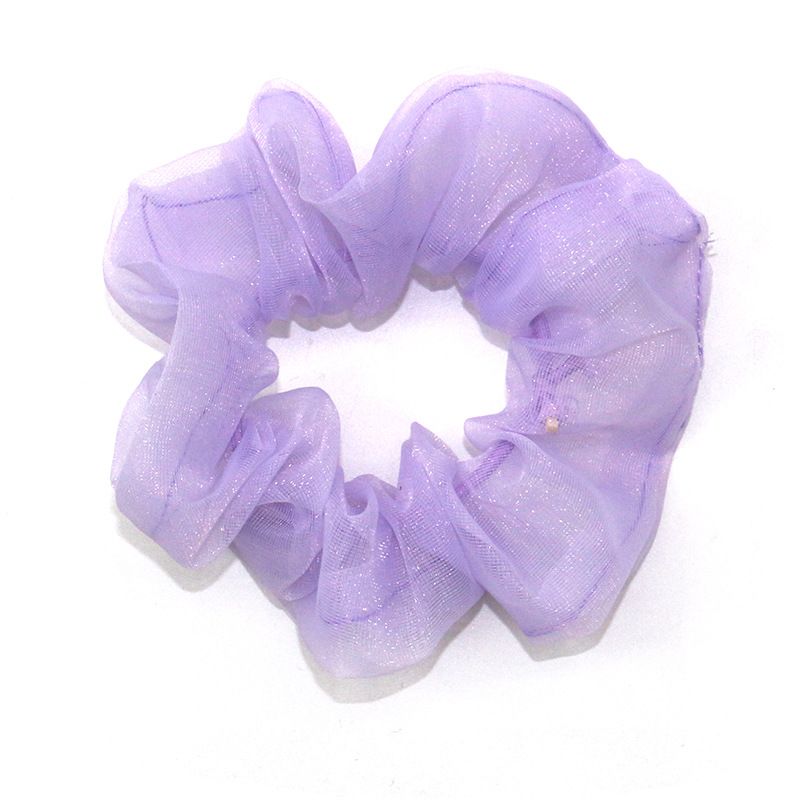 Korean influencer ins stylish large intestine hair bands, organza large intestine hair bands, fashionable women's headwear and hair band wholesale Application Scenario