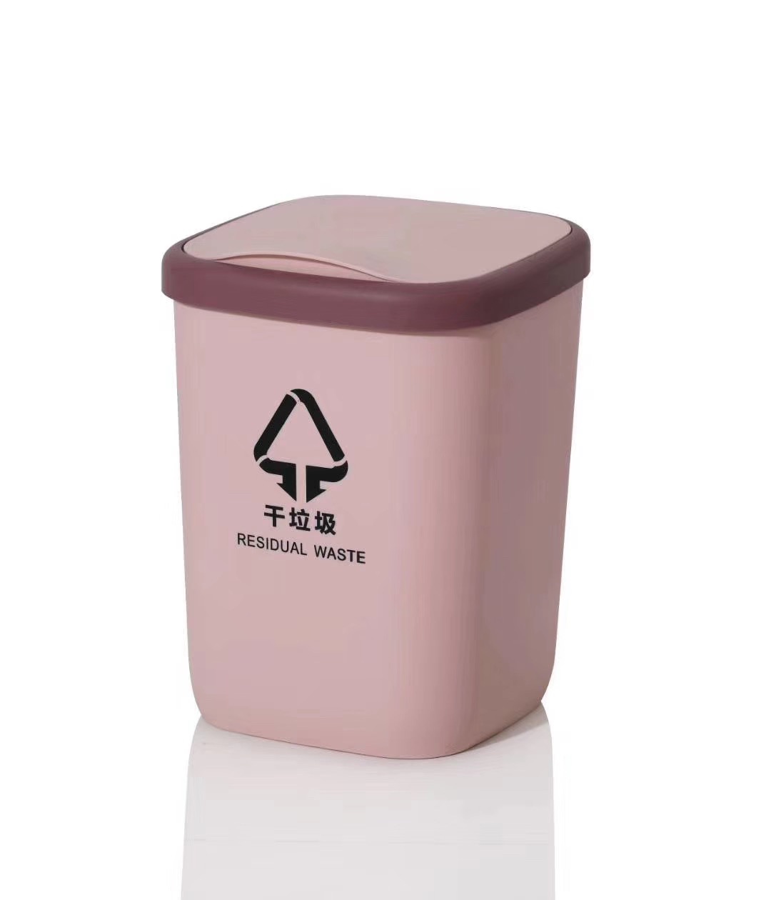 JL6239分类塑料垃圾桶