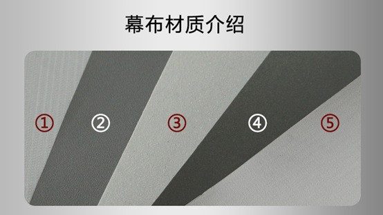 厂家直销60寸-180寸16:9/4:3便携式支架幕布办公家用投影幕布详情图2