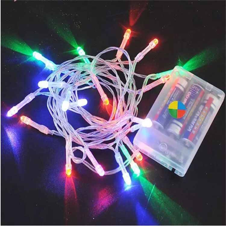 Factory direct sales of LED battery light strings and Christmas decorative small colored lights Application Scenario
