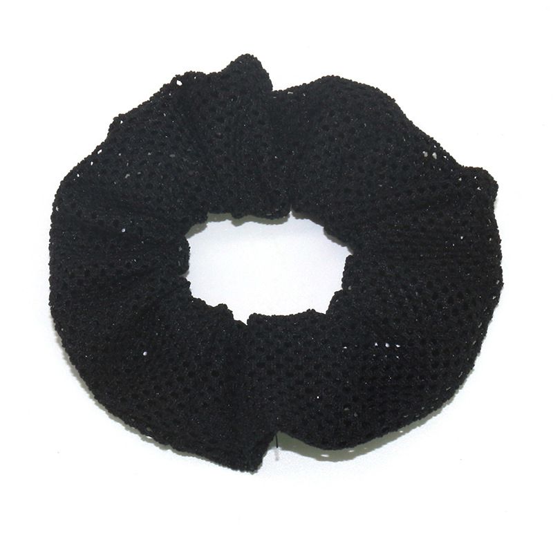 Cross-border exclusive hair accessory wholesale, European and American autumn and winter style hollow hair bands, large intestine bands, solid color knitted woolen large intestine hair bands