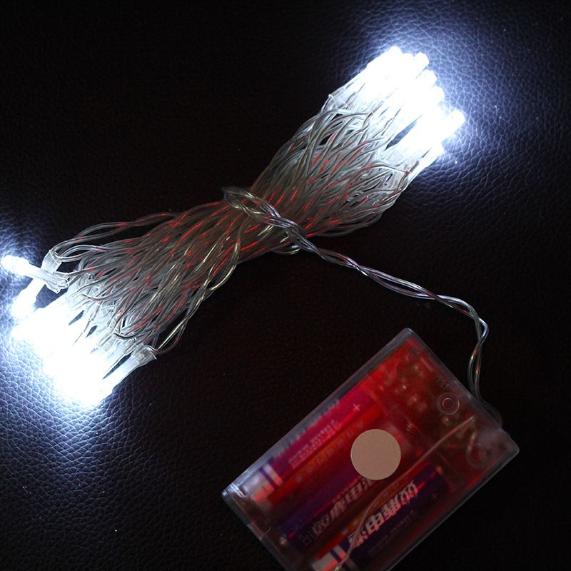 Factory direct sales of LED battery light strings and Christmas decorative small colored lights Specification image