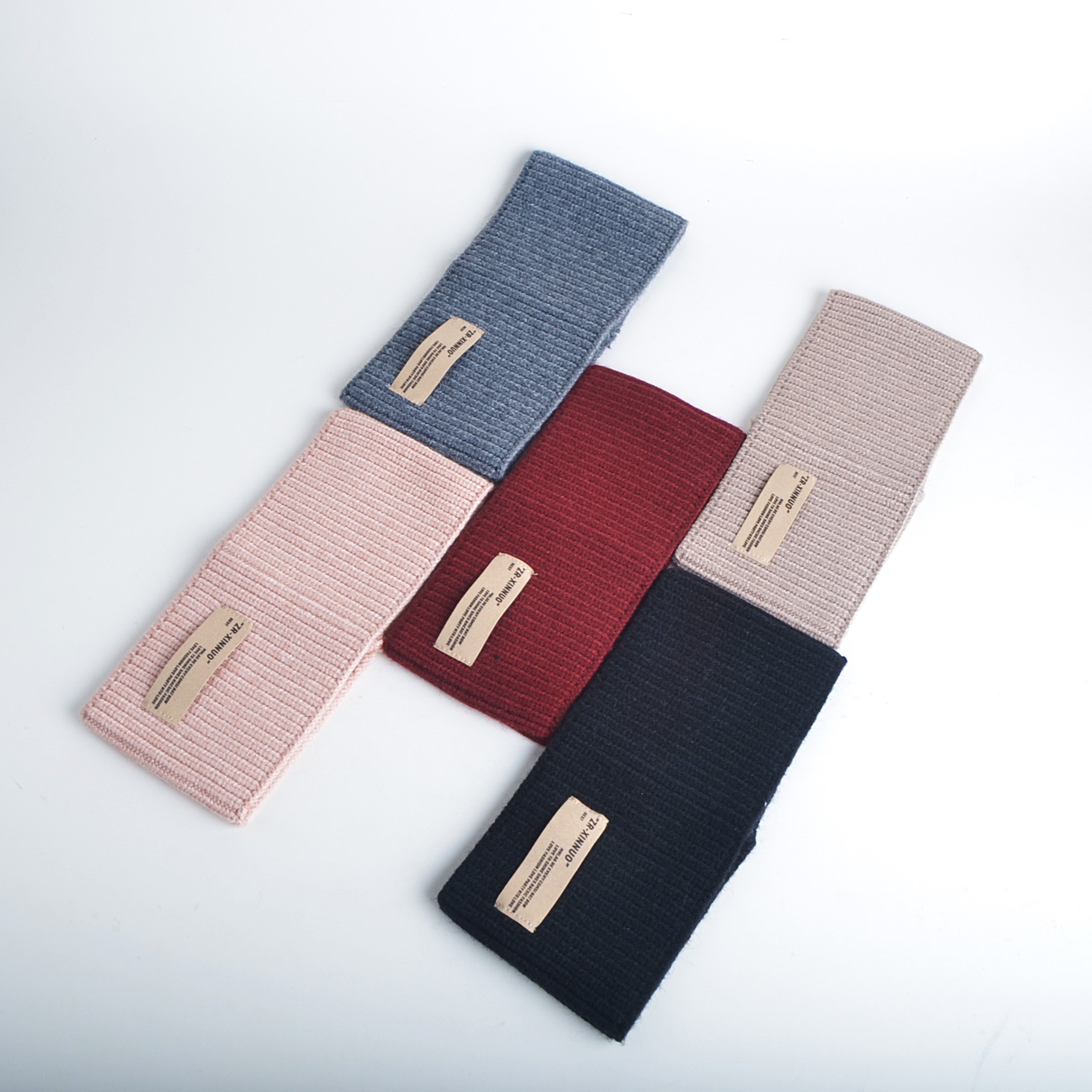Fashionable outdoor knitted hair bands for men and women full figure