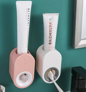 Automatic toothpaste squeezer Nordic wall mount perforation-free Macaron toothpaste holder