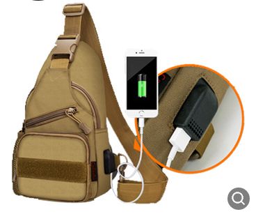 新款战术包单肩胸包USB线胸包带水壶套胸包IPAD斜挎包户外斜跨包详情图4