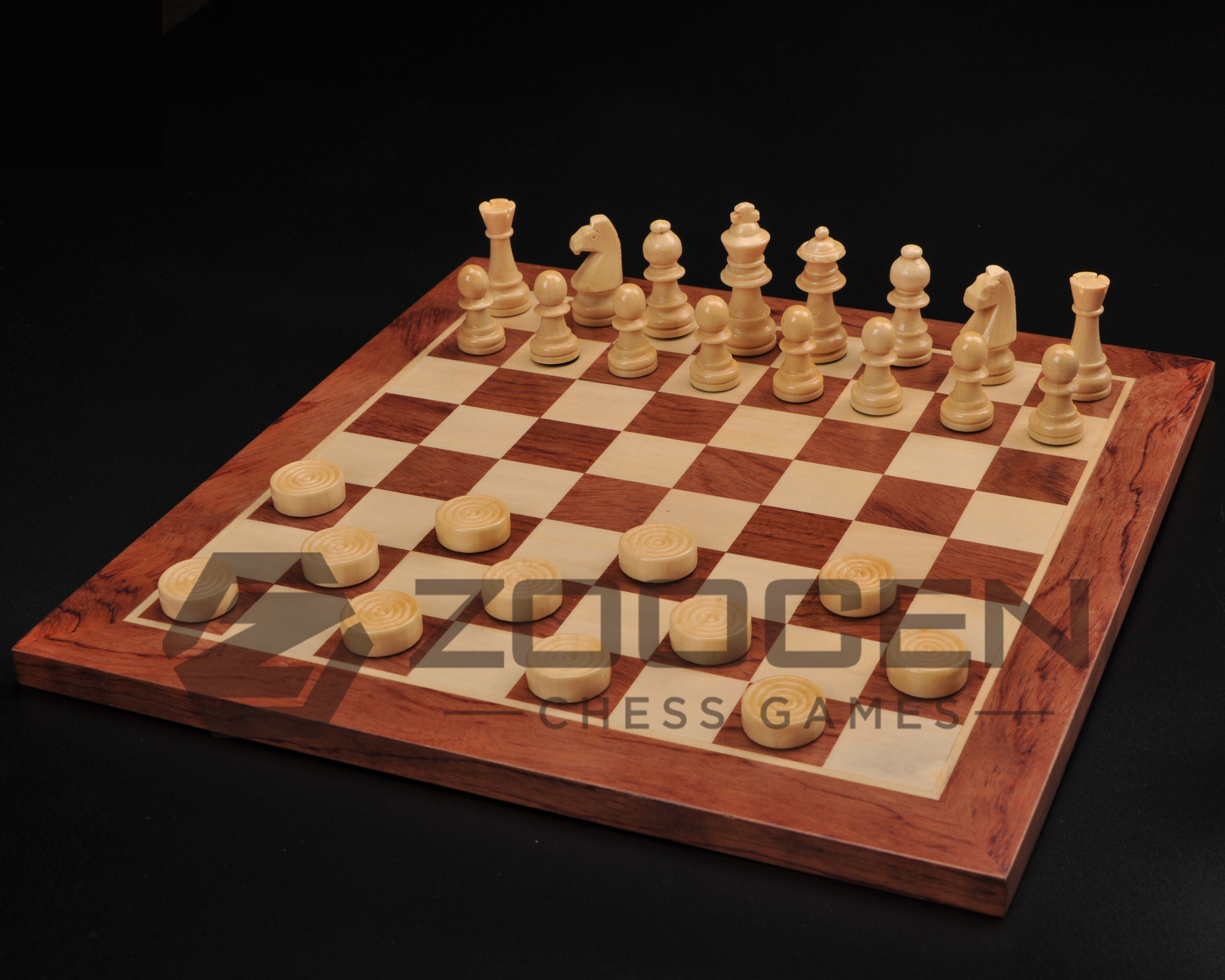 比赛专用木质国际象棋ZOOCEN High Quality Wooden Chess set细节图