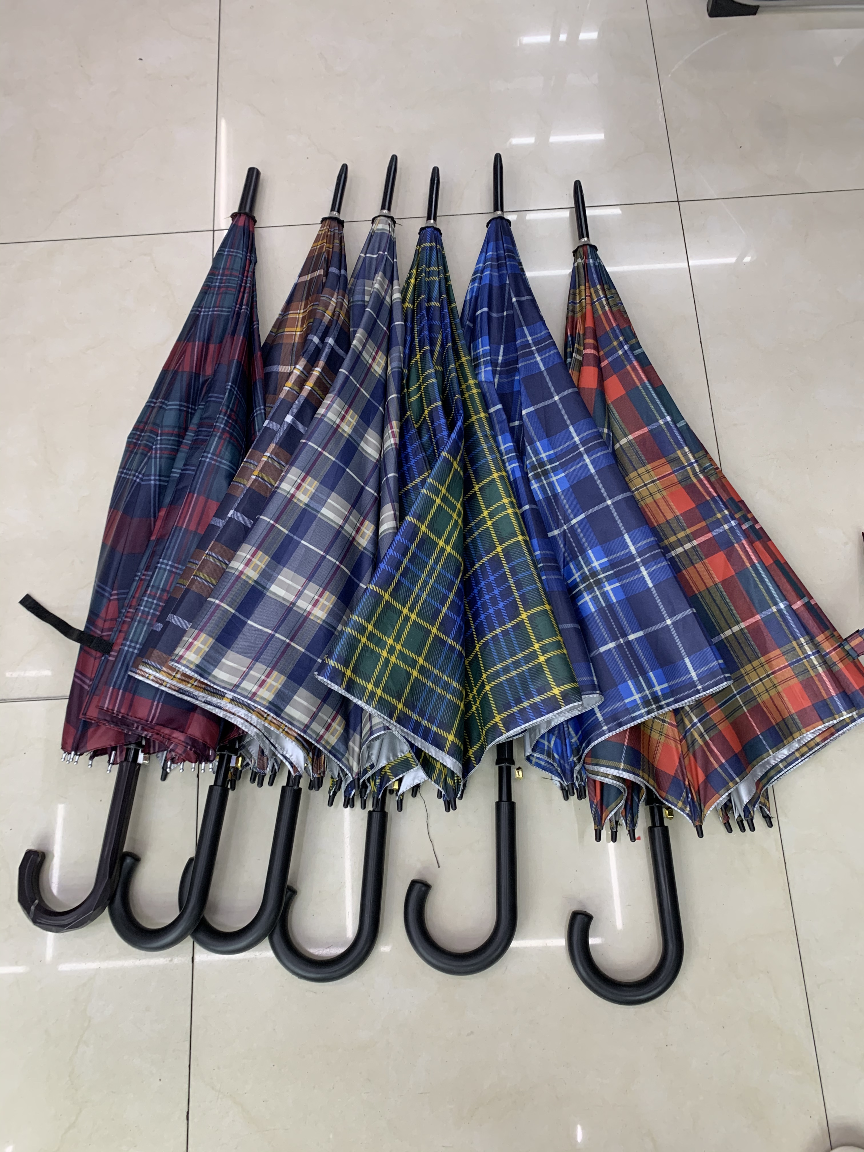 65公分8开双骨银胶格子不去！详情图3