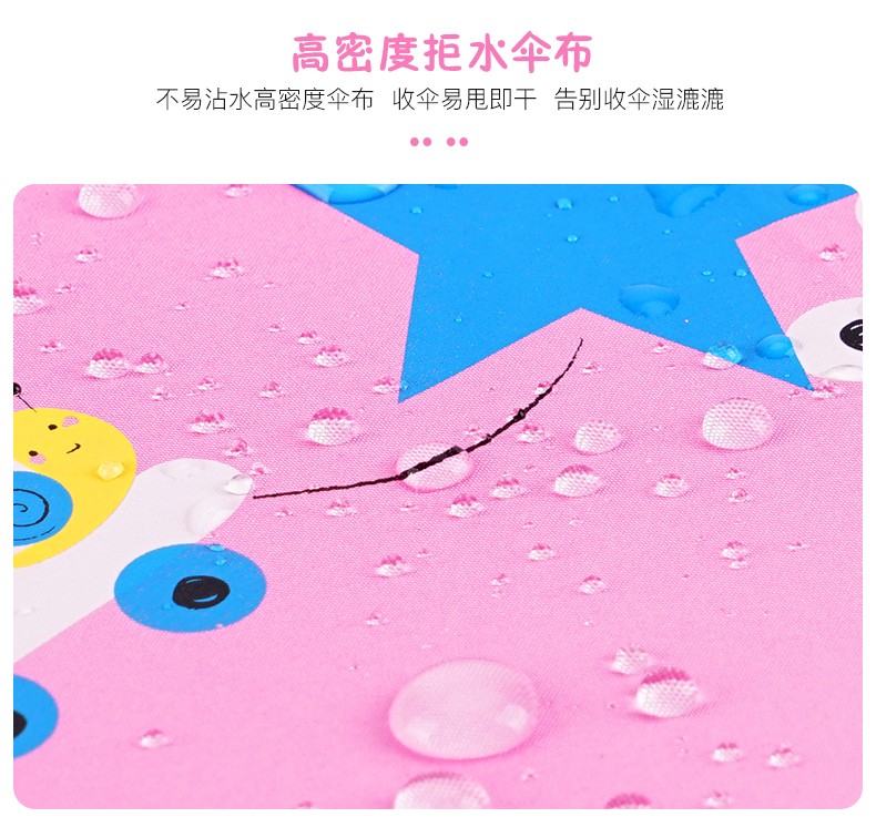 Red Umbrella Official Straight Children's Umbrella Girls Boys Ultra-Light Portable Primary School Kindergarten Long Handle Rain And Sunshine Dual Use Item Picture