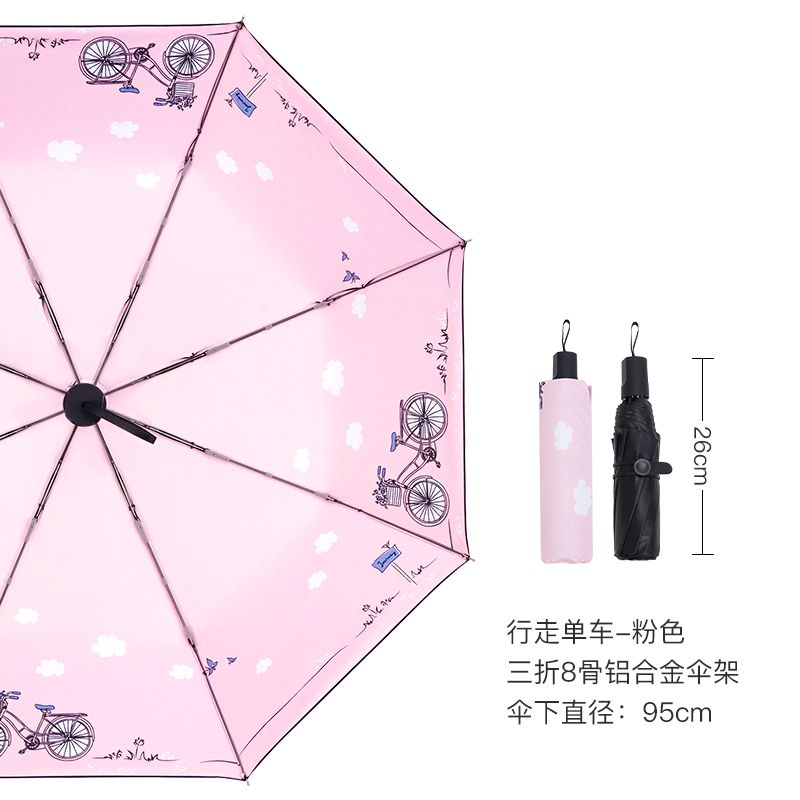 Red Leaf Sun Umbrella Compact Portable Sun Umbrella Uv Protection Sun Umbrella Women's Vinyl Sun Umbrella Upf50+ Application Scenario