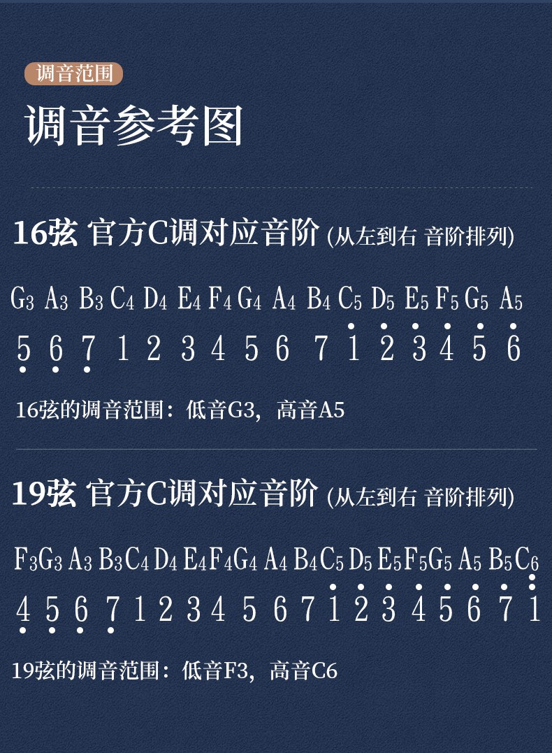 cega莱雅琴16弦小竖琴易学便携式19弦里拉琴箜篌lyre琴小众乐器详情图10