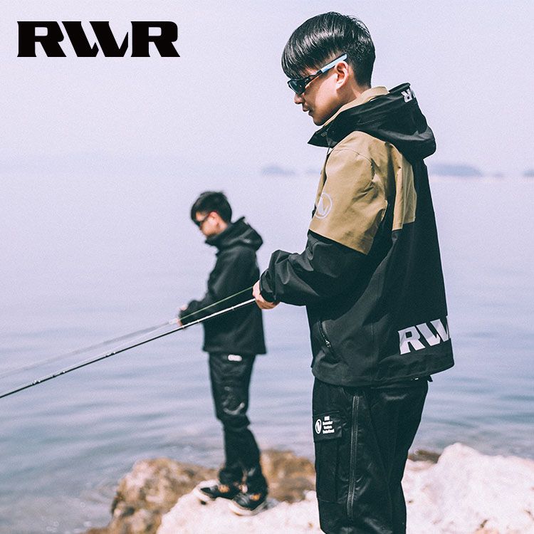 RVVR领航员路亚冲锋衣 防风防水透气 男士户外拼接冲锋衣上新