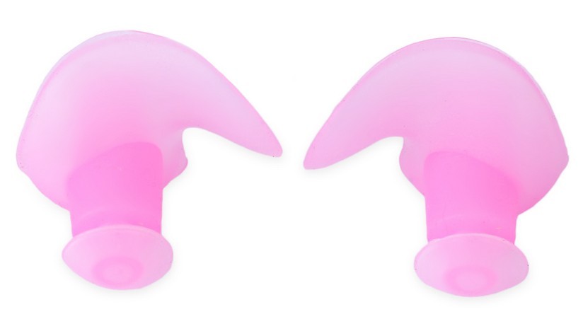 厂家直销花型耳形硅胶耳塞 游泳配件批发NC6花型耳塞 黄色详情图6