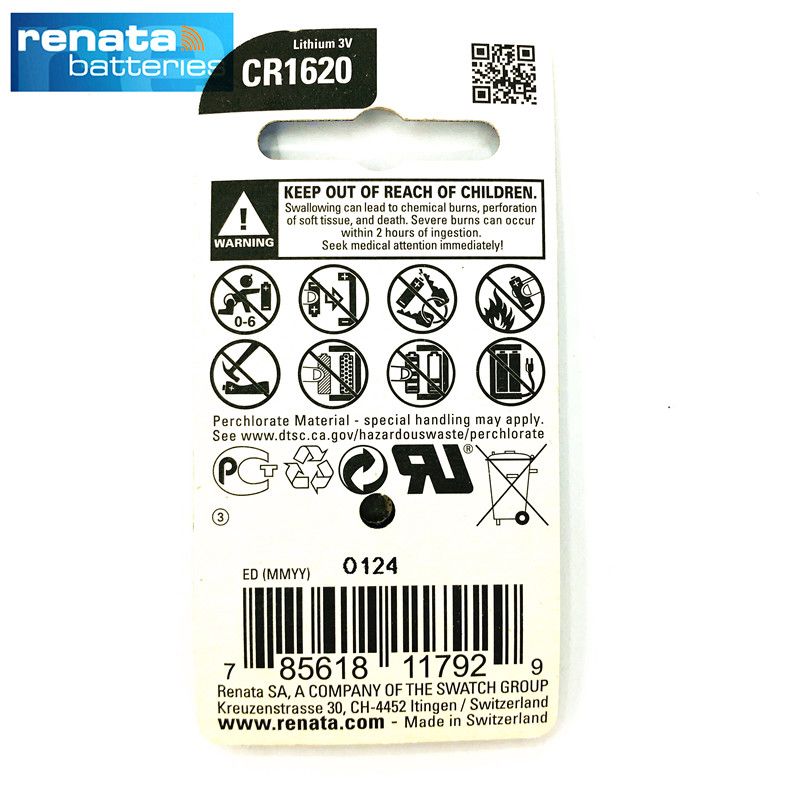 renata/CR1620/锂电池产品图