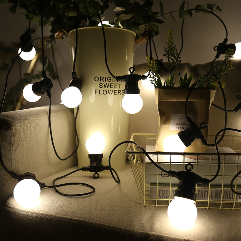 厂家直销E 27户外防水灯串圣诞婚礼节日灯串