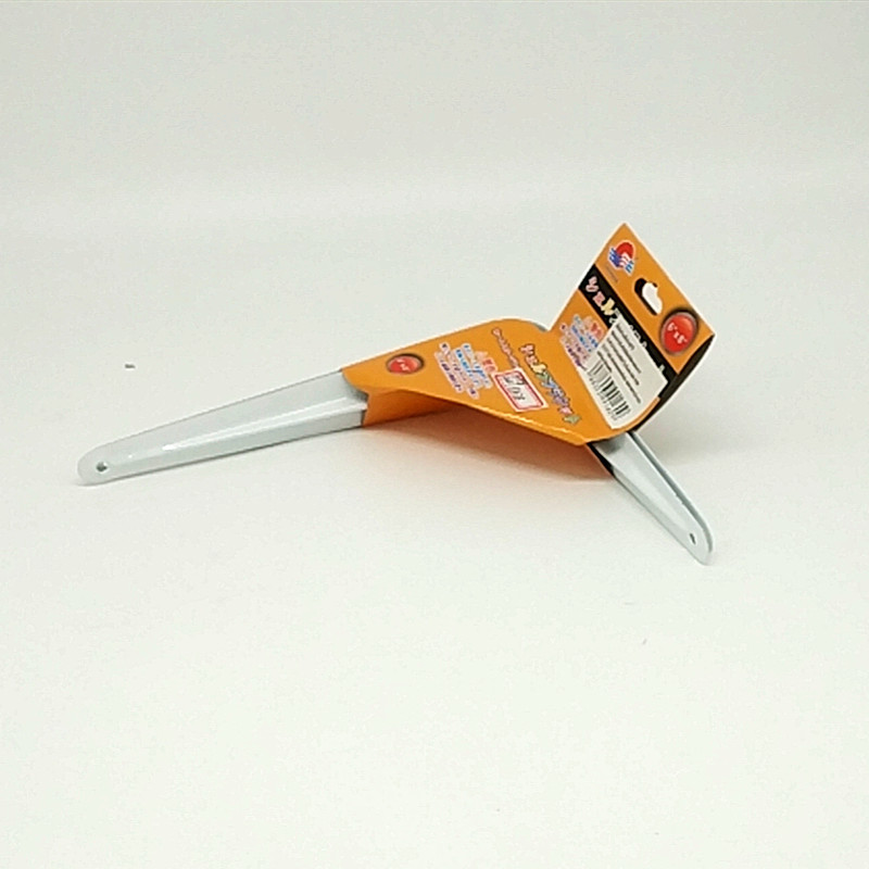 One clamp, two tripod brackets, bracket, storage rack, right-angle layer board hung on the wall, fixed in a straight line, shelf support, tripod 6*8cm Specification image