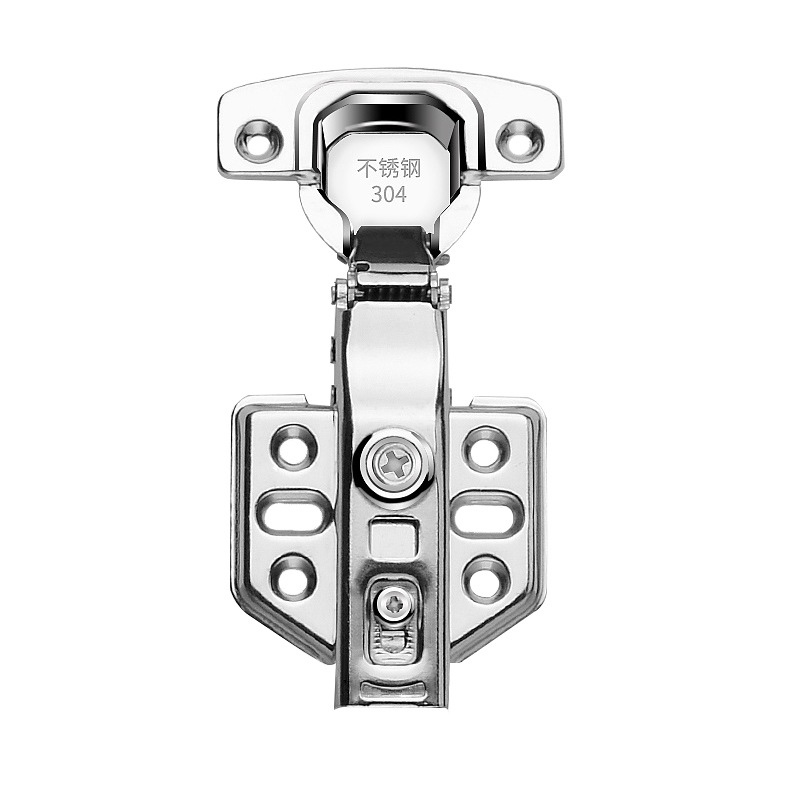 Factory Direct Stainless Steel 2.0 thickened 304 stainless steel hinge buffer damping cabinet door Hinge door hydraulic hinge