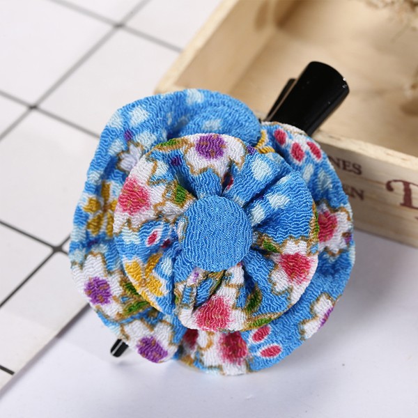 Wholesale of Japanese Japanese-style series new fashionable flower hair clips, women's headwear, and edge hair clips available for customization detail image 3