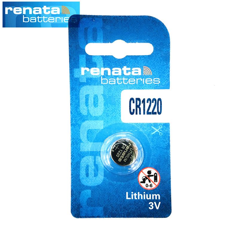 锂电池CR1220雷纳塔renata原装瑞士3V 汽车遥控器计算器纽扣电子详情图1