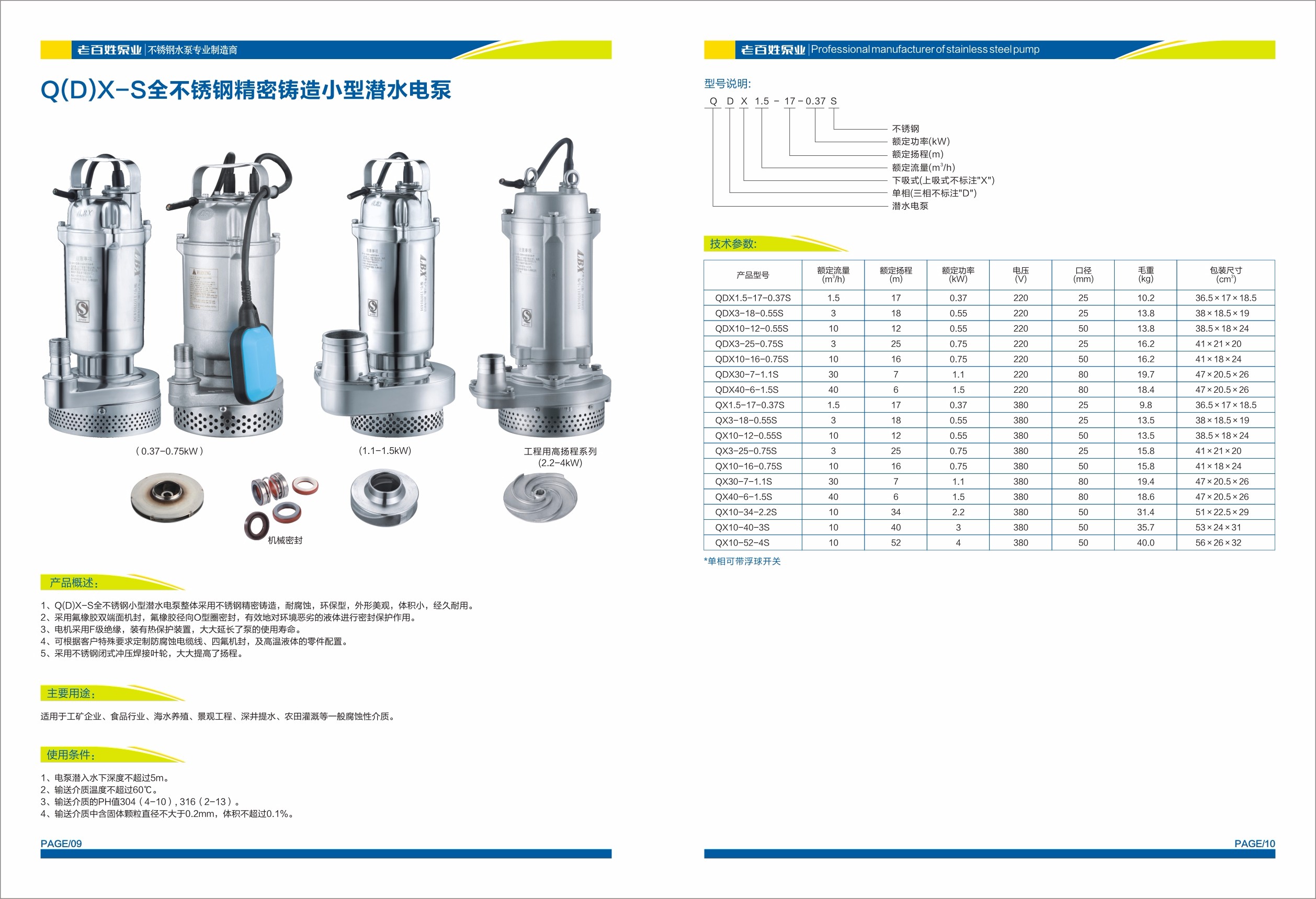 The water pump, sewage pump and clean water pump are all made of stainless steel detail image 1