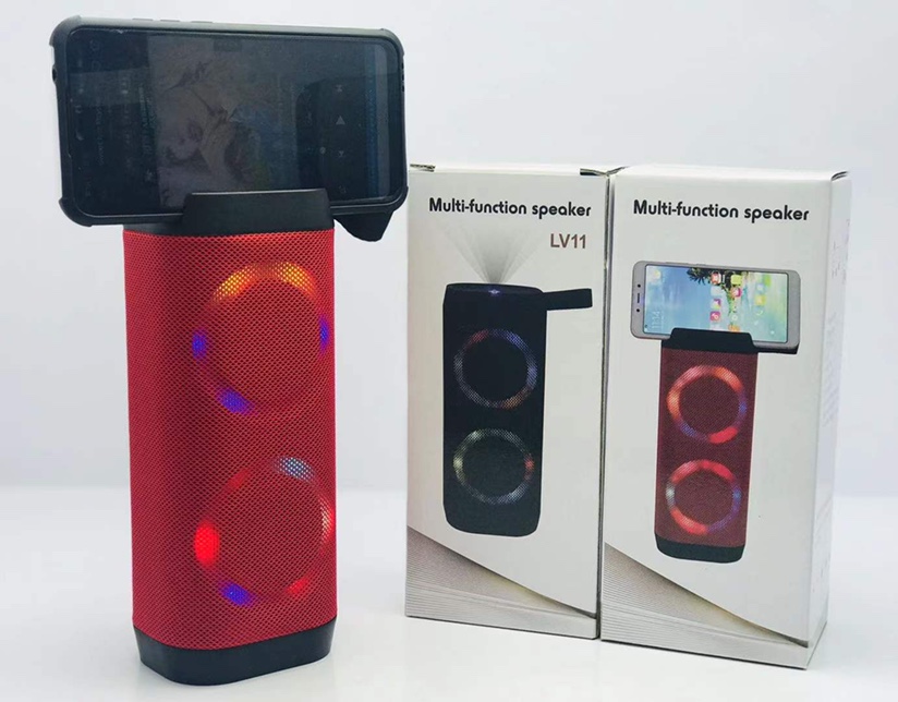 New speaker: LV11 🎉 product dimensions: 87.5*70.5*210MM outer box dimensions :49.5*39.5* 45.5CM number of boxes: 50 pieces gross weight: 22.0KG color: black/red/blue/gray [rose] Specification image