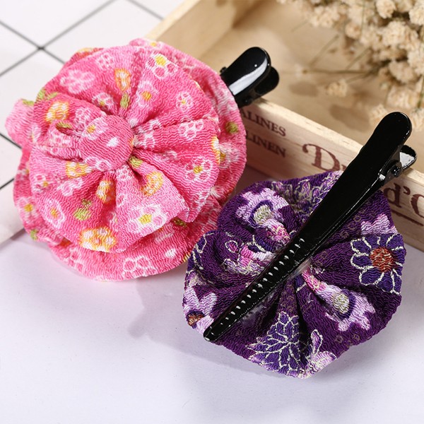 Wholesale of Japanese Japanese-style series new fashionable flower hair clips, women's headwear, and edge hair clips available for customization detail image 4