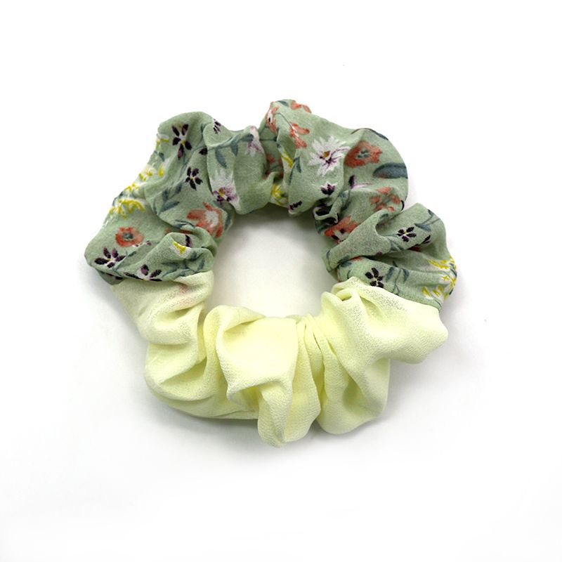 Korean sweet and cute girl's InS-style big intestine hair band, retro French simple hair tie, hair band and hair accessory Specification image