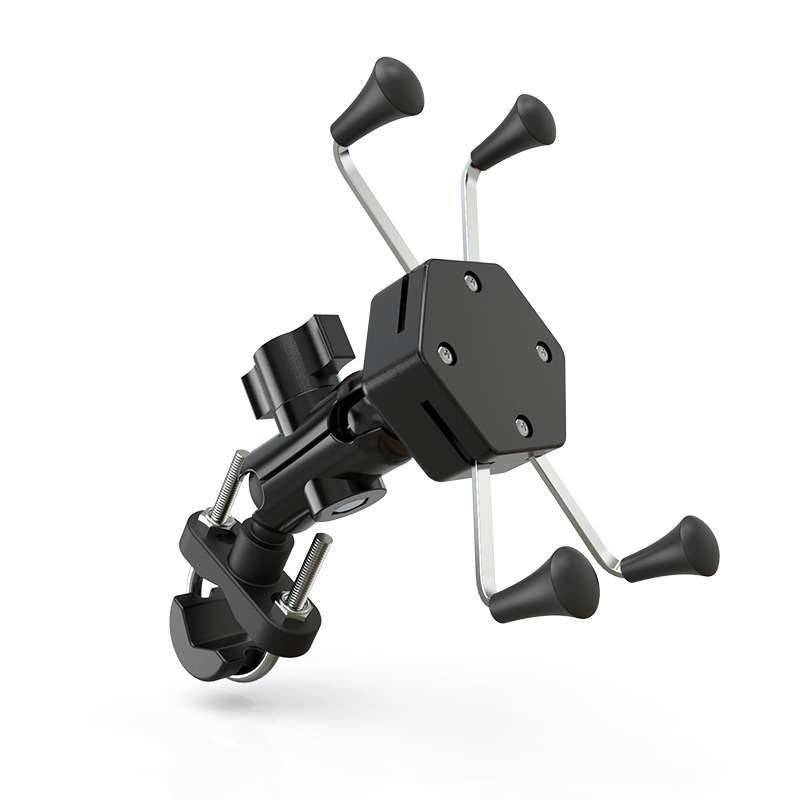 2019-2USB充电导航自行单车摩托车手机支架12V四爪带绑带手机夹详情1