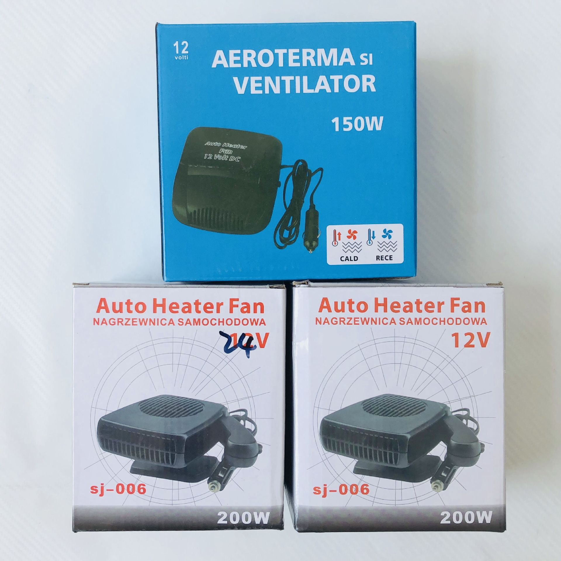 12V24Ｖ汽车暖风机挡风玻璃除霜器车载电暖风车用取暖器详情图9