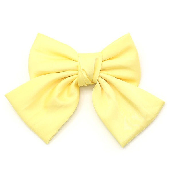 New female Internet celebrity Korean ribbon large bow pearlescent hair clip spring clip sweet and fresh top clip detail image 6