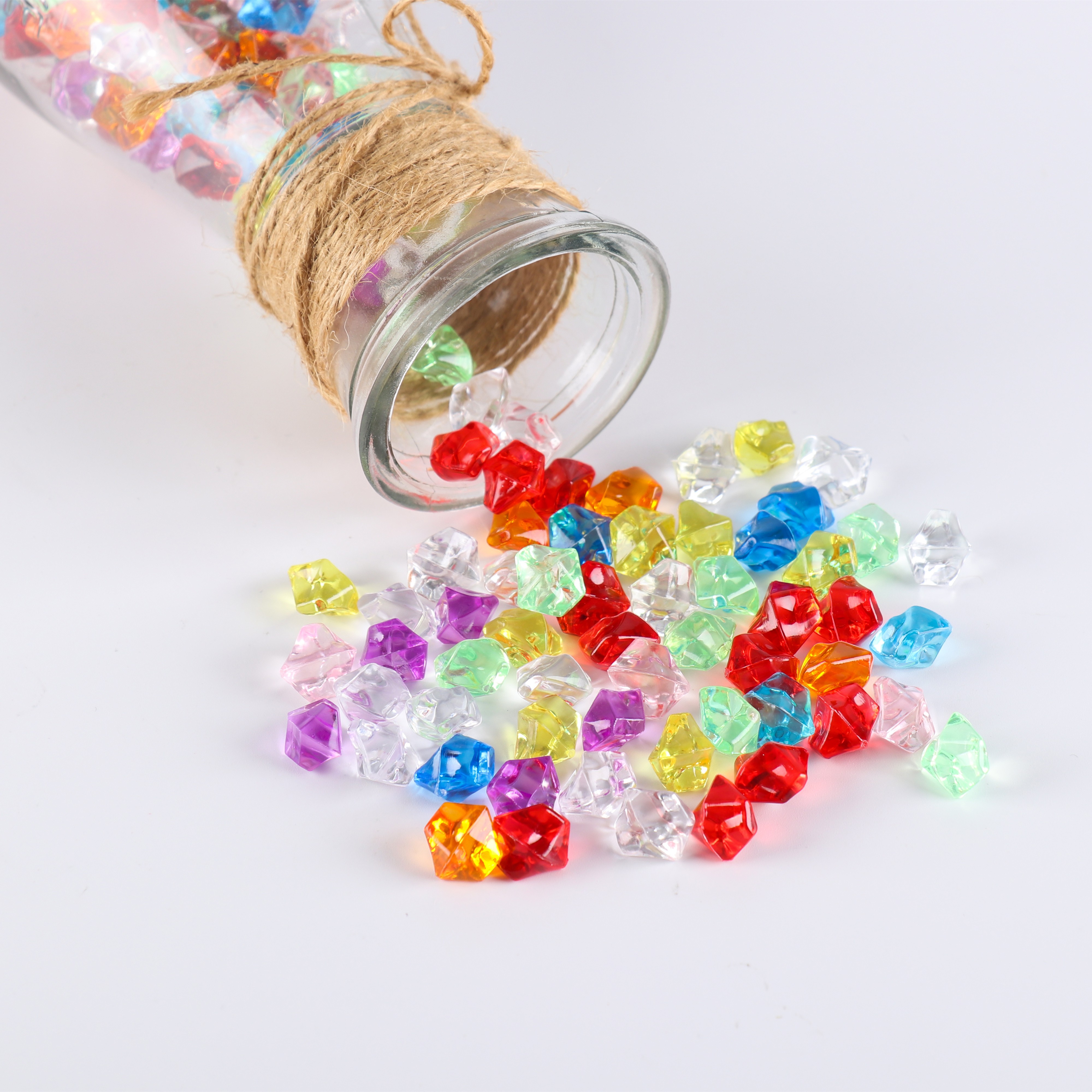 6*9mm不规则 塑料水晶石 亚克力装饰品 相框配件 儿童益智道具