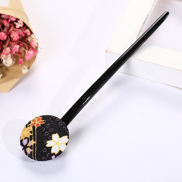 新款日本和风系列甜美纽扣发簪头饰束发饰品配件厂家批发详情图2