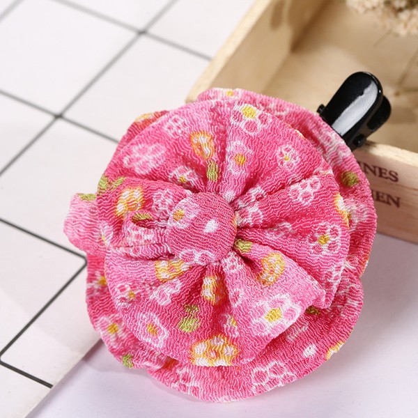 Wholesale of Japanese Japanese-style series new fashionable flower hair clips, women's headwear, and edge hair clips available for customization detail image 5