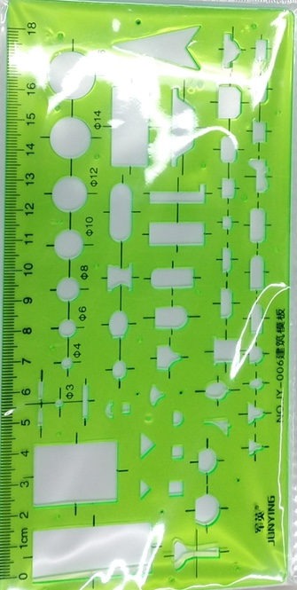 18cm建筑模版套尺