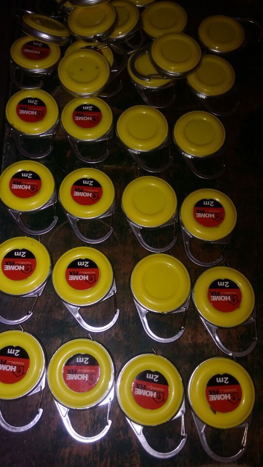 礼品尺，小卷尺，皮套双面贴标，做宣传超级实用细节图