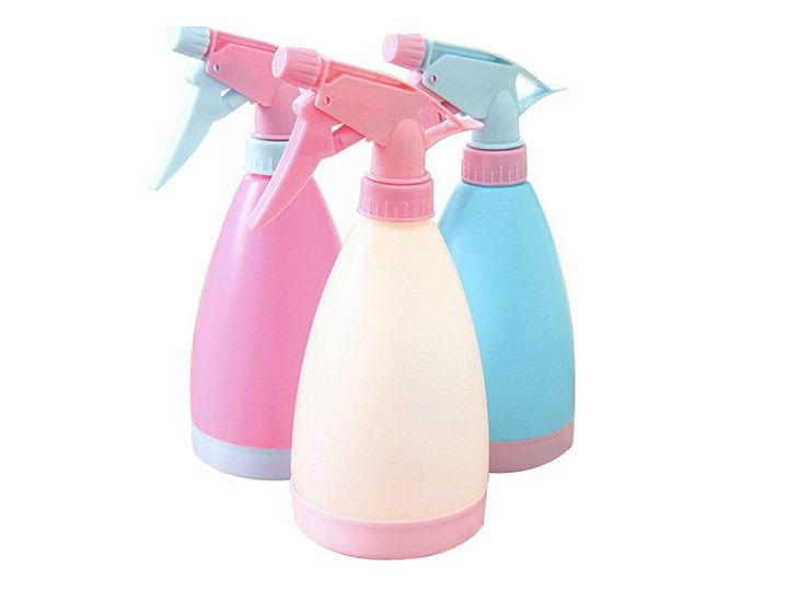 糖果色洒水壶浇水壶 手压式浇花塑料喷雾器 吹塑容器